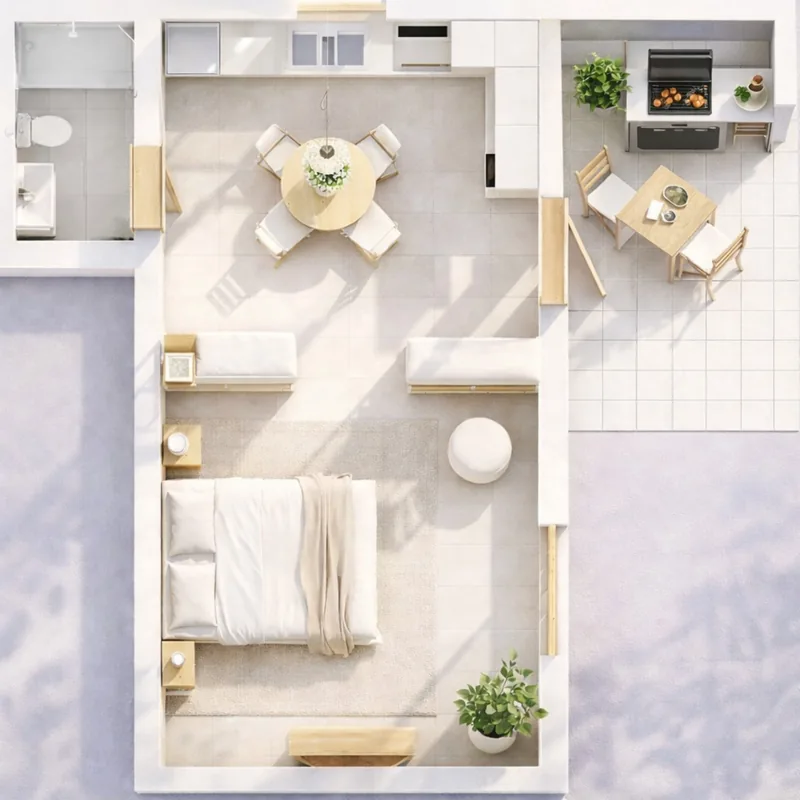 Azure Adrianna 45 m² · 1+1
