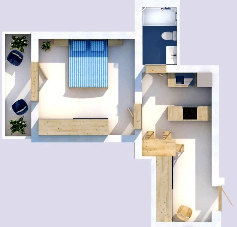 Azure Adrianna 50 m² · 1+1