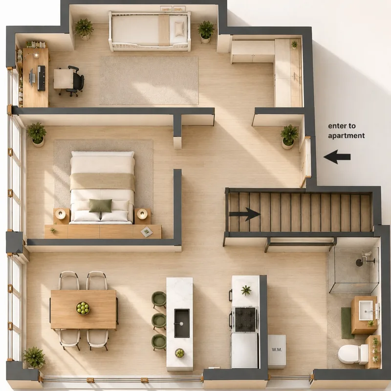 Azure Adrianna 59 m² · 2+1